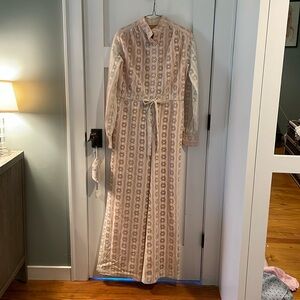 Vintage 1970’s Lace wide leg Jumpsuit